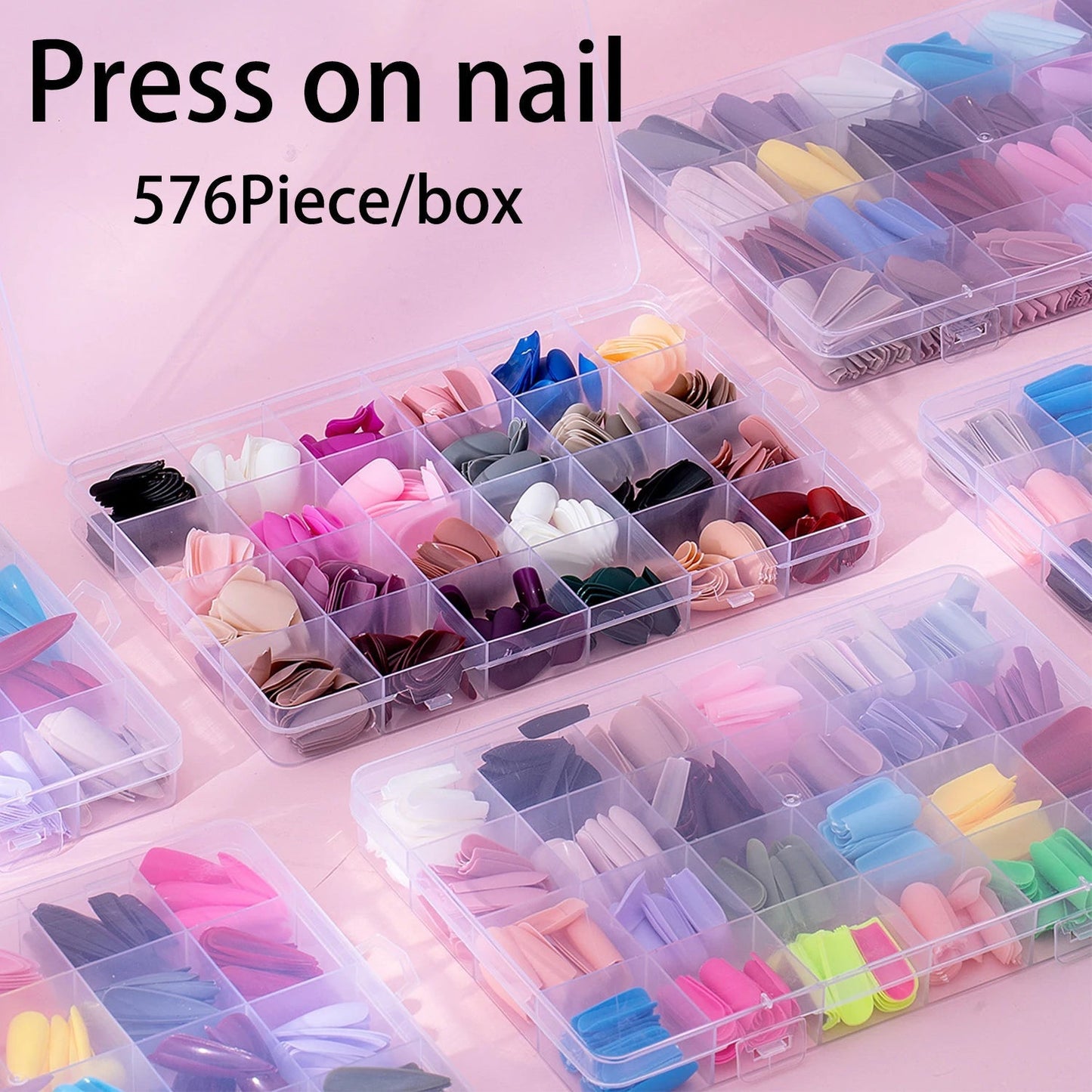 576 Pcs Nail Box