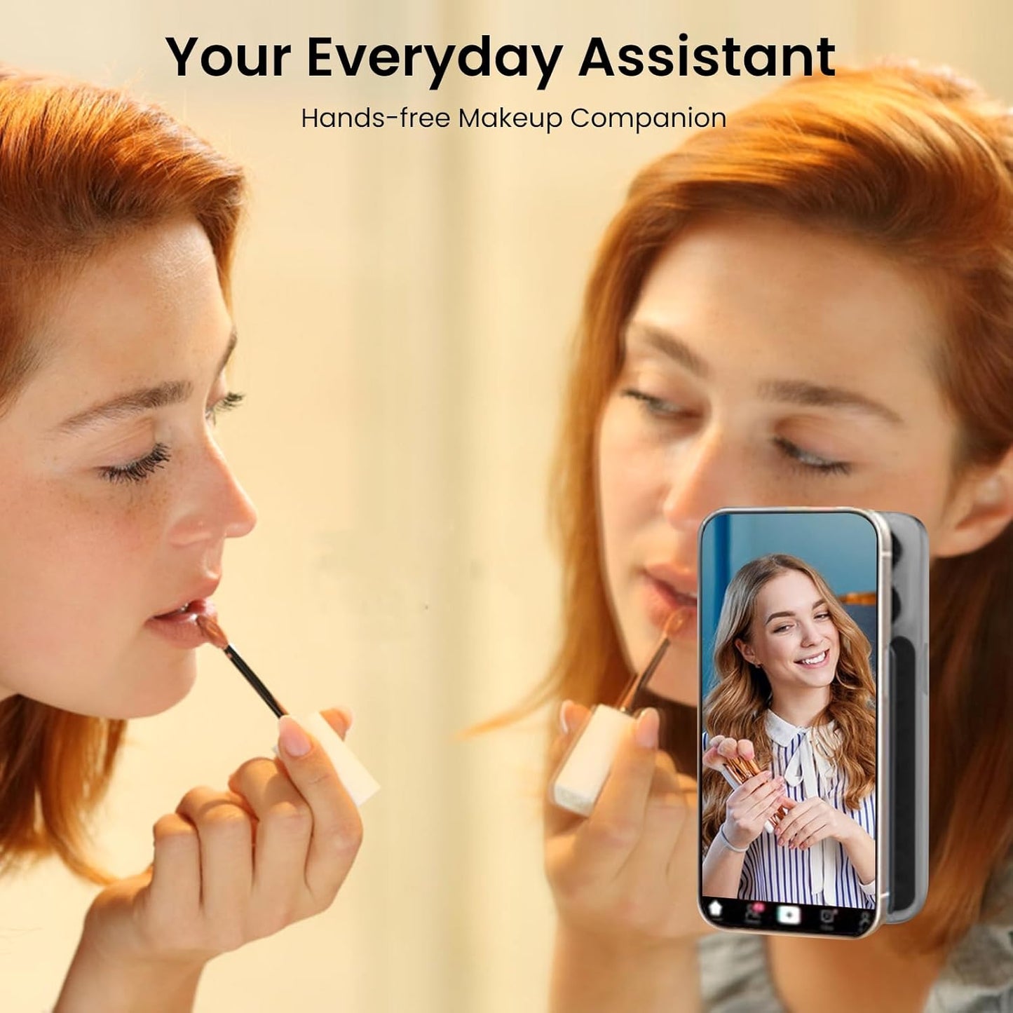 Hands Free Double Side Silicone Suction Stand Phone Case for IPhone 15 14 13 12 11 Pro Max Plus Samsung S24 S23 Ultra Back Cover