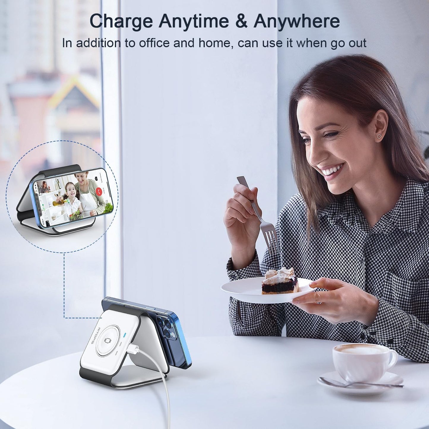 3in1 Magnetic Wireless Charger Phones / SmartWatches and EarBuds in One