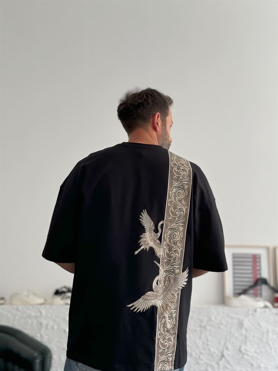 PRINTED DROP SHOULDER TSHIRT