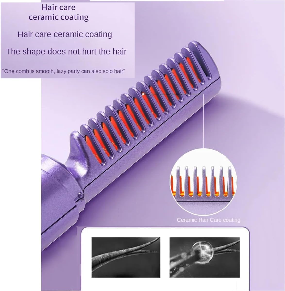 RECHARGEABLE WIRLESS HAIR COMB