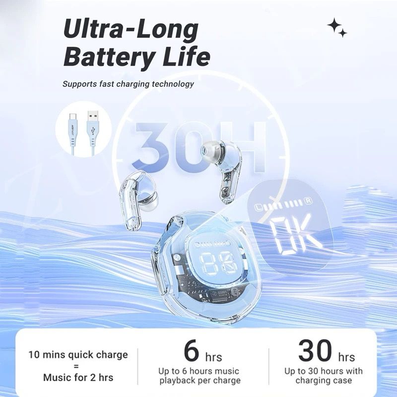 Air39 Wireless Earbud LED Digital Display Bluetooth