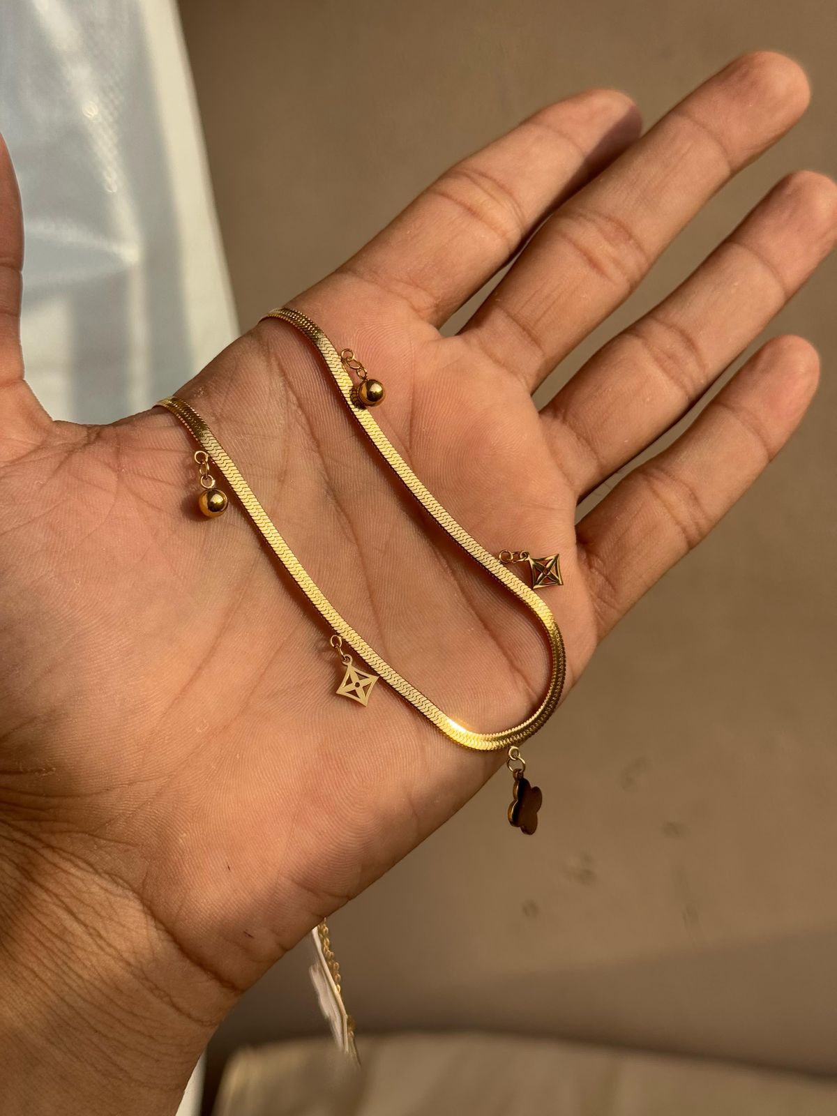 Stainless Steel Branded Necklace