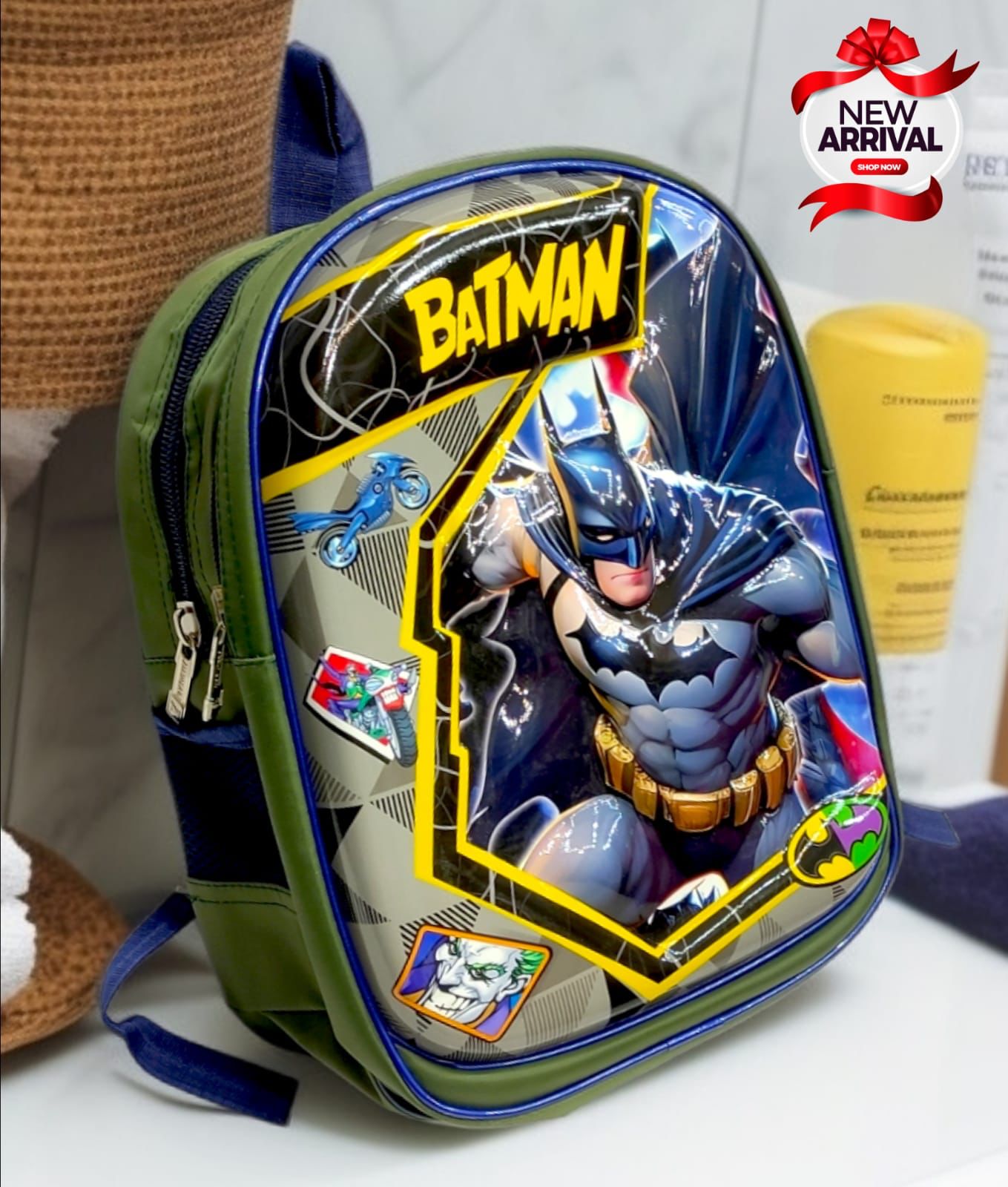 3D Character Kid's School Bag