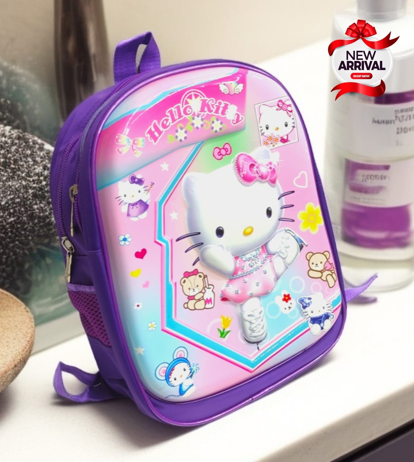 3D Character Kid's School Bag