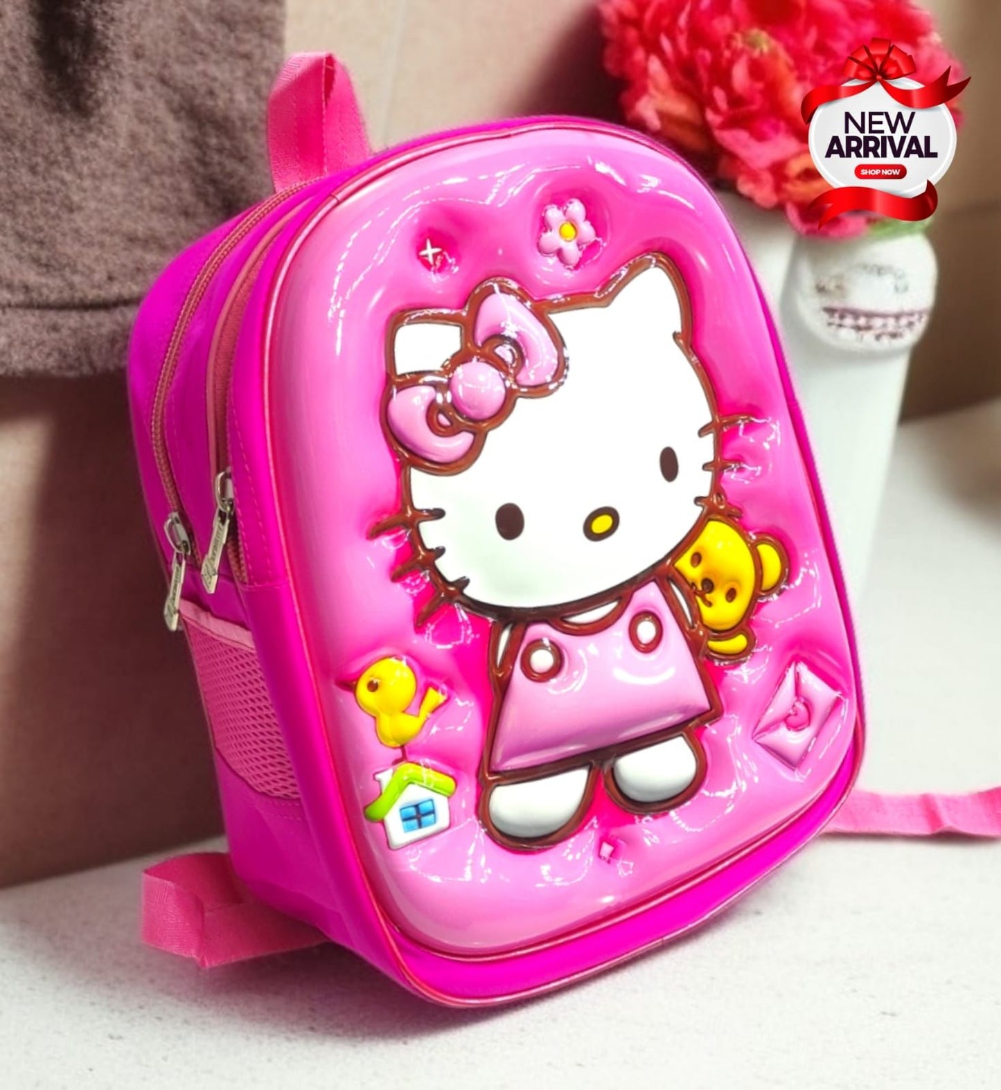 3D Character Kid's School Bag