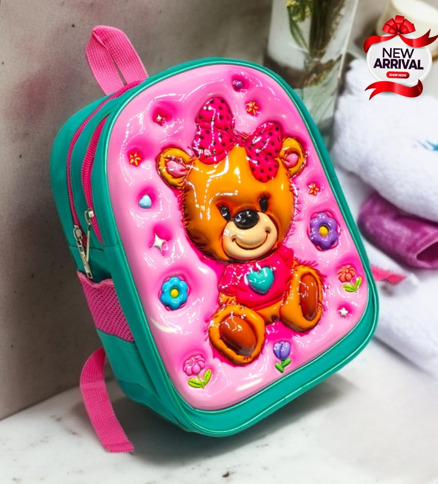 3D Character Kid's School Bag