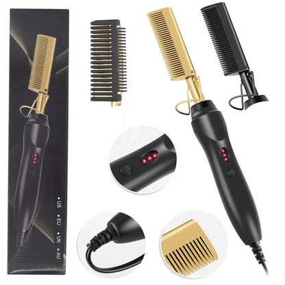 Hair Styling Comb Brush For Hair Temperature Electric Hair Straightener For Women