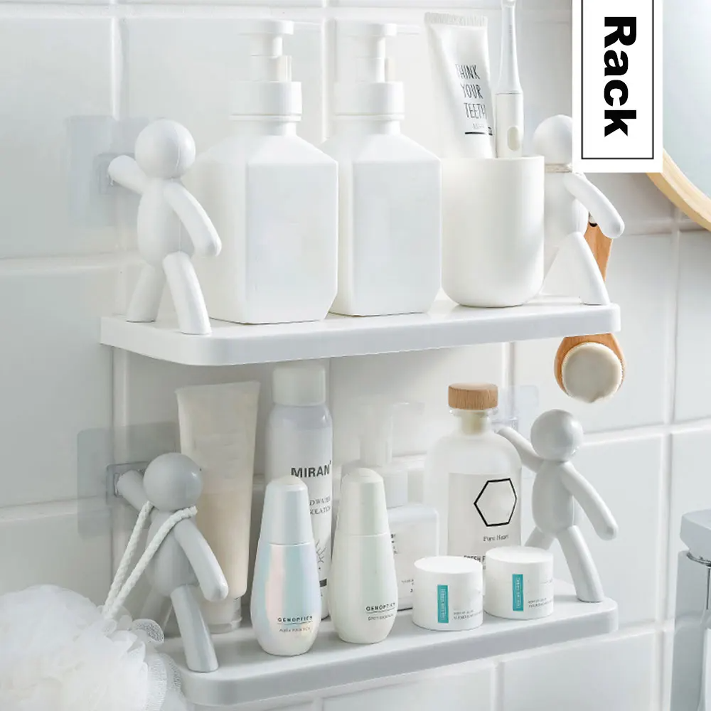 WALL MOUNTED ADHESIVE RACK