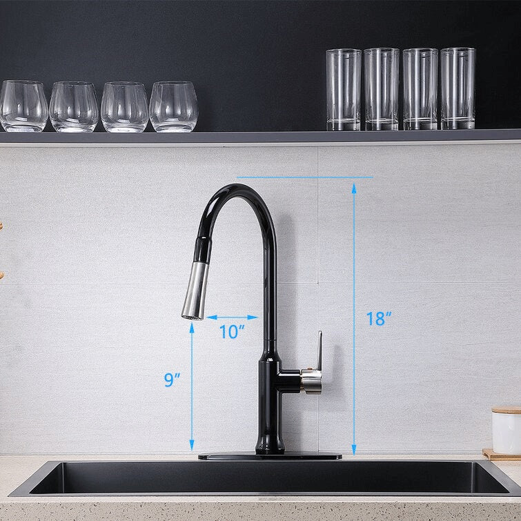Pull Down Single Handle Kitchen Faucet