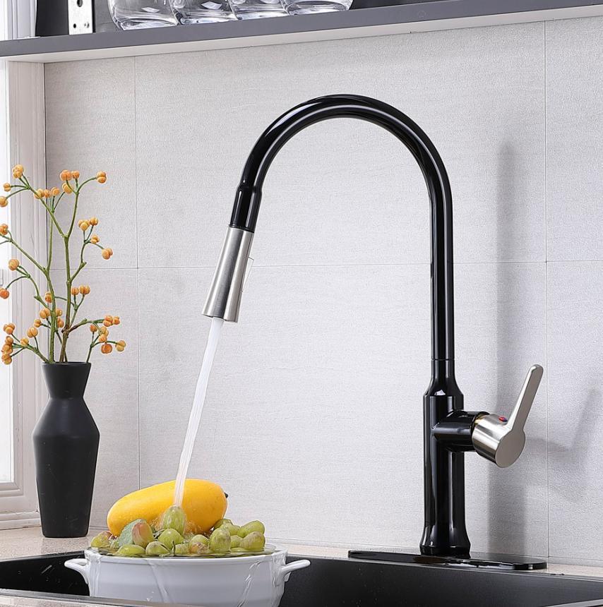 Pull Down Single Handle Kitchen Faucet