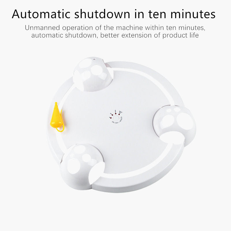 Product Electric Cat Toy On Behalf Of Cat Turntable Free Hands Interactive Pet Toy Hunting Mouse