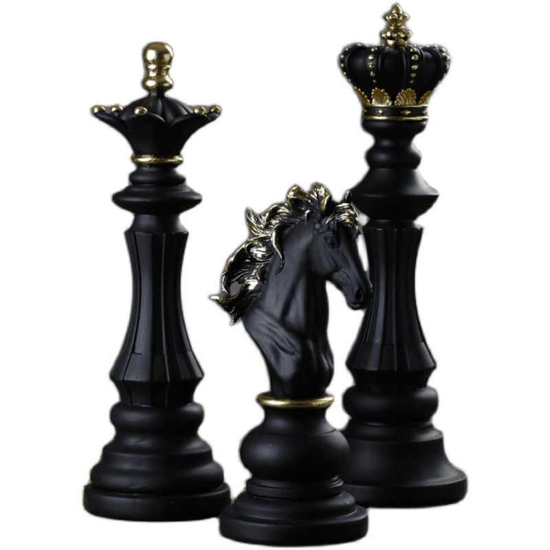 Queen King Horse Chess Decoration Gift