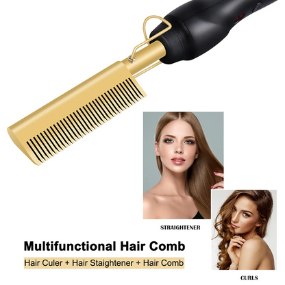 Hair Styling Comb Brush For Hair Temperature Electric Hair Straightener For Women