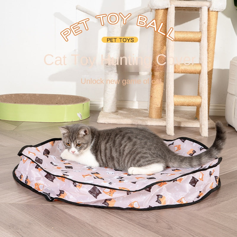 Cat Toy Hunting Cover Electric Pet Toy Interactive Self-hi Boring Artifact Rolling Ball Funny Cat Toy