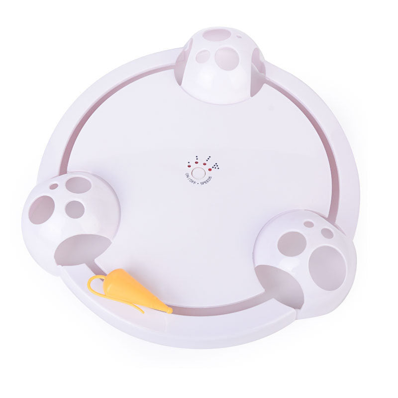 Product Electric Cat Toy On Behalf Of Cat Turntable Free Hands Interactive Pet Toy Hunting Mouse
