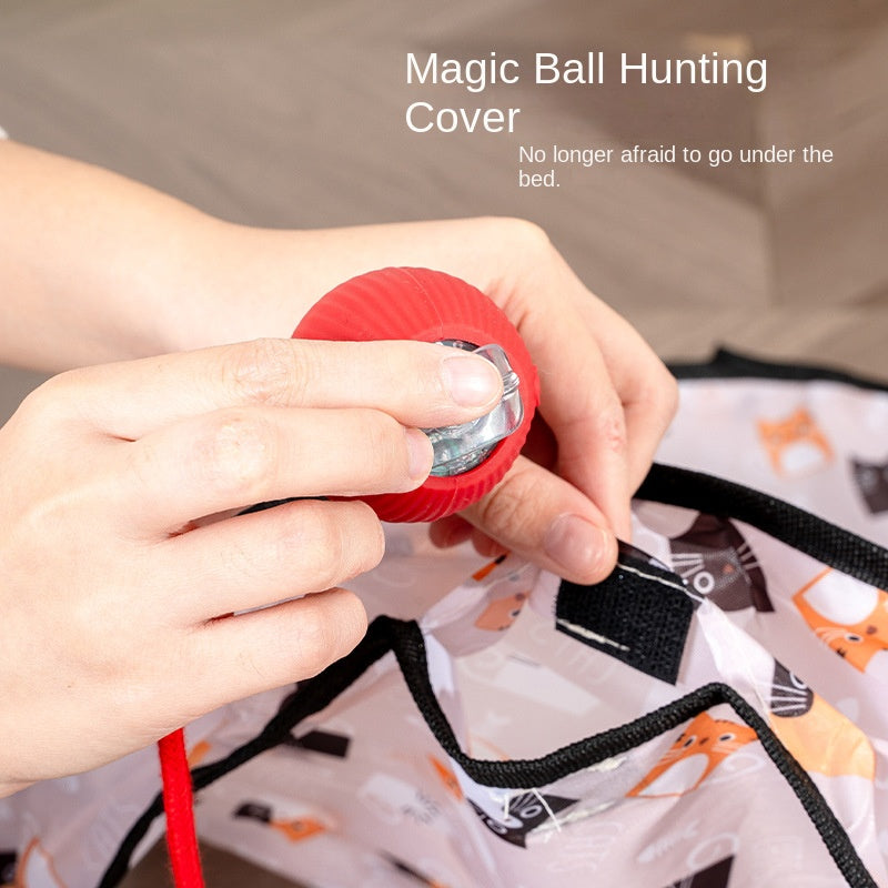 Cat Toy Hunting Cover Electric Pet Toy Interactive Self-hi Boring Artifact Rolling Ball Funny Cat Toy