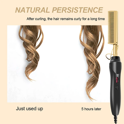 Hair Styling Comb Brush For Hair Temperature Electric Hair Straightener For Women