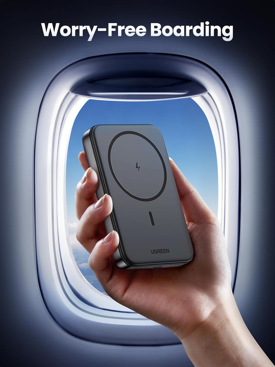 Wireless Magnetic 5000mAh PowerBank (Wireless and Wire Both options)