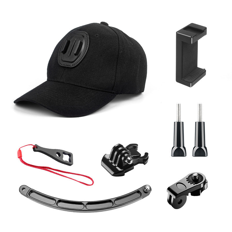 Mobile phone camera hat bracket set