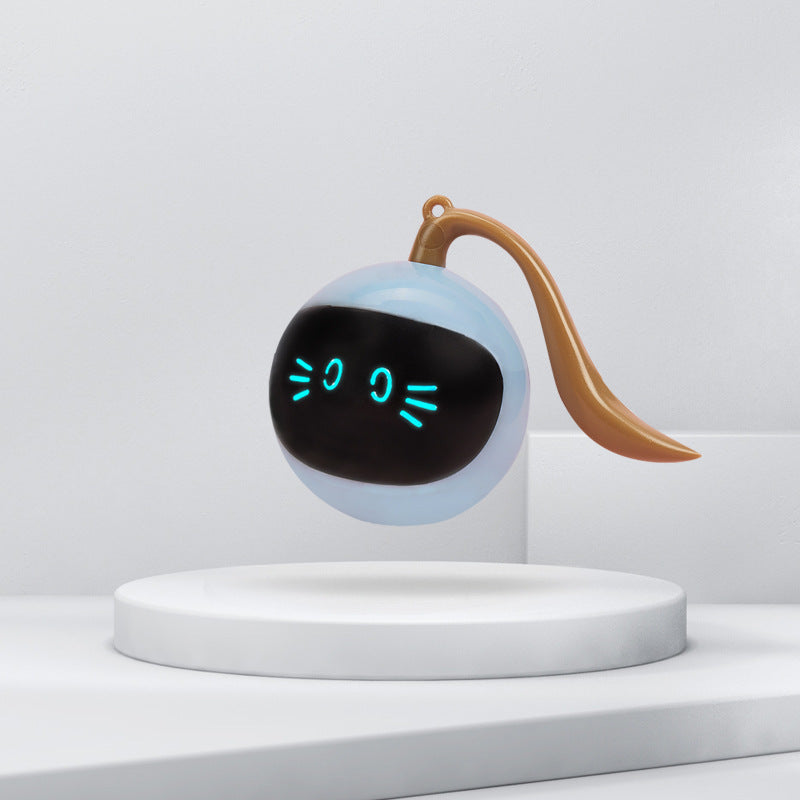 Magic Ball Cat Toy Rechargeable Electric Smart Cat Amusement Stick To Relieve Boredom Self-Happy Toy Ball
