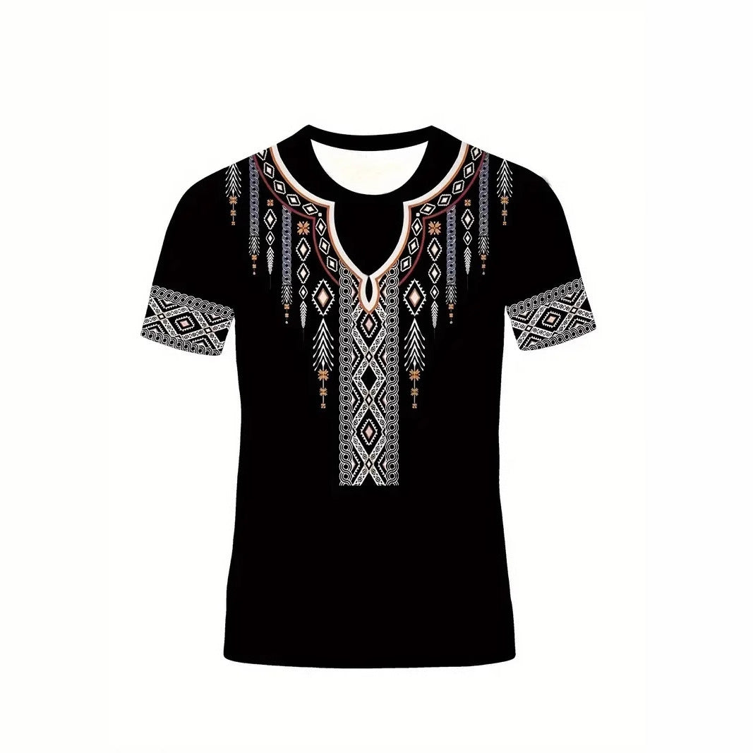 Breathable Short-sleeved Round Neck T-shirt