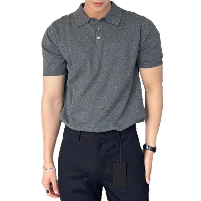 Slim Casual Polo Shirt Korean Style