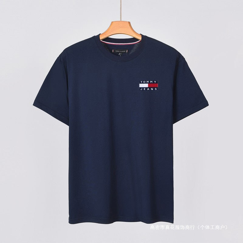 Pure Cotton Round Neck Slim Fit T-Shirt