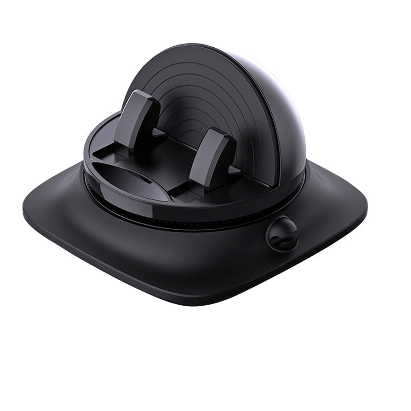 Car Mobile Phone Bracket Parking Plate Multi-function Number Plate Navigation Bracket Rotating Car Central Control Ornaments Two In One