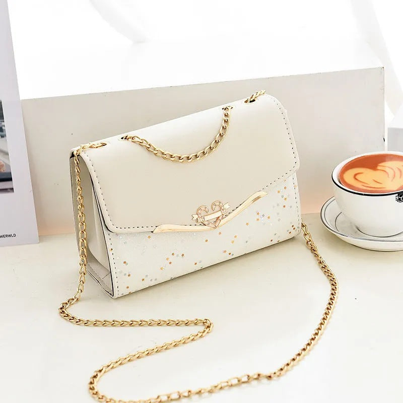 Net Red Small Bag Women&amp;#039;s Bag 2022 New Ins One-shoulder Messenger Bag Fashion Small Fragrance Bright Leather Chain Small Square Bag