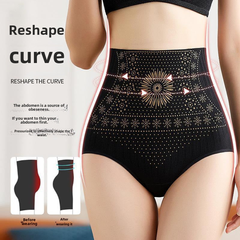 Body Shaping Carved Belly Tinting Panties Women&#039;s High Waist Hip Lifting Slimming Pants Tight Body Shaping Pants Waist Postpartum Belly Tinting Pants
