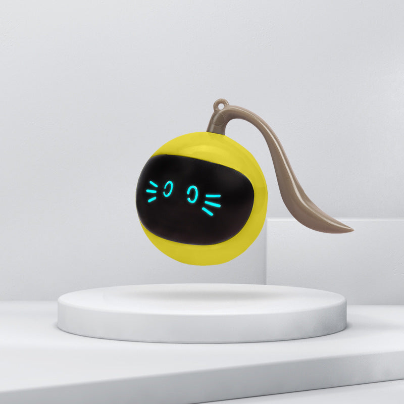 Magic Ball Cat Toy Rechargeable Electric Smart Cat Amusement Stick To Relieve Boredom Self-Happy Toy Ball