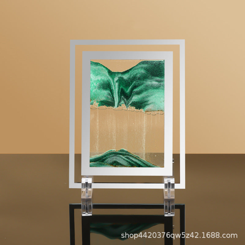 Glass Quicksand Painting Living Room