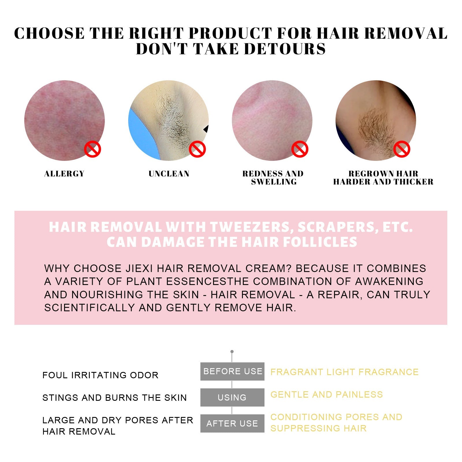 EELHOE Honey Mousse Hair Removal Spray Armpit Hair Moisturizing Moisturizing Foam Skin-Friendly And Non-irritating