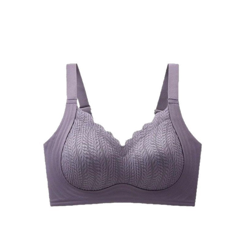 Anti-Gravity Push-Up Soft Support Underwear Fixed Cup Seamless No Rims Lifting Push-Up Anti-Sagging Adjustable Bra