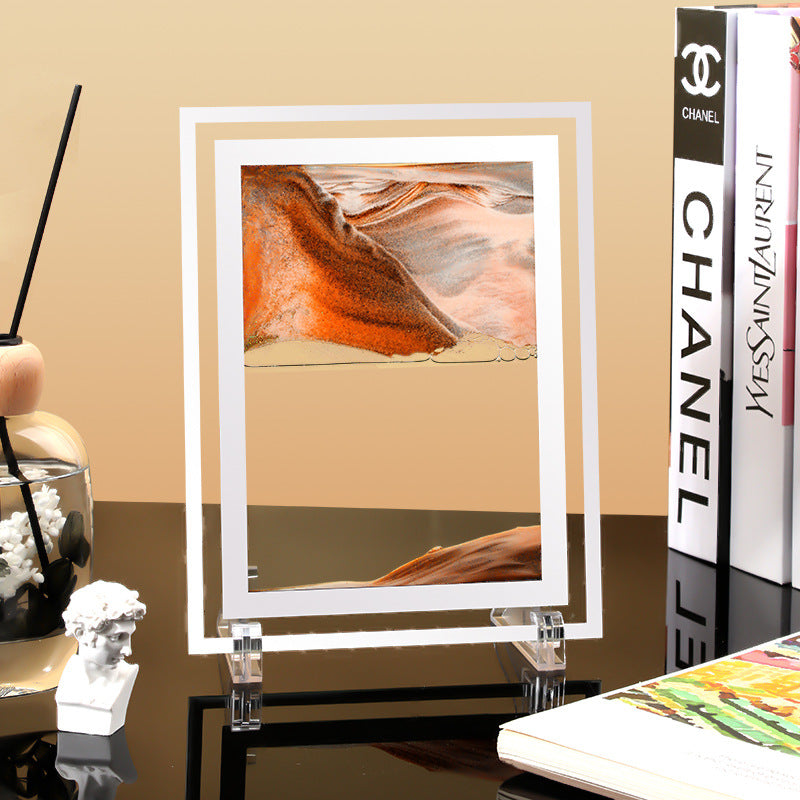 Glass Quicksand Painting Living Room