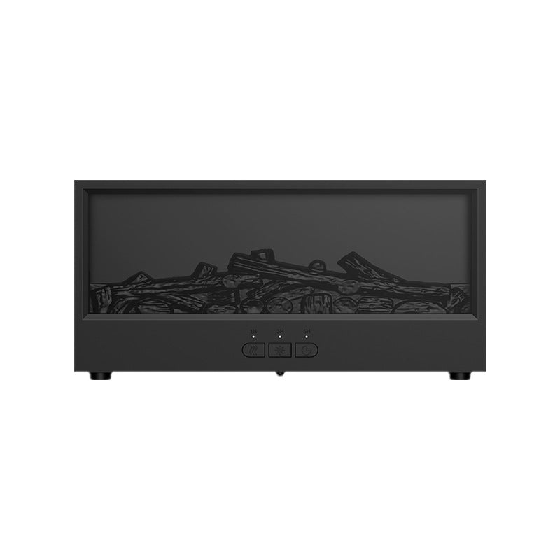 New Retro Fireplace Flame Humidifier 3D Simulation Fireplace Flame Aromatherapy Machine Colorful Household Desktop Atmosphere Light