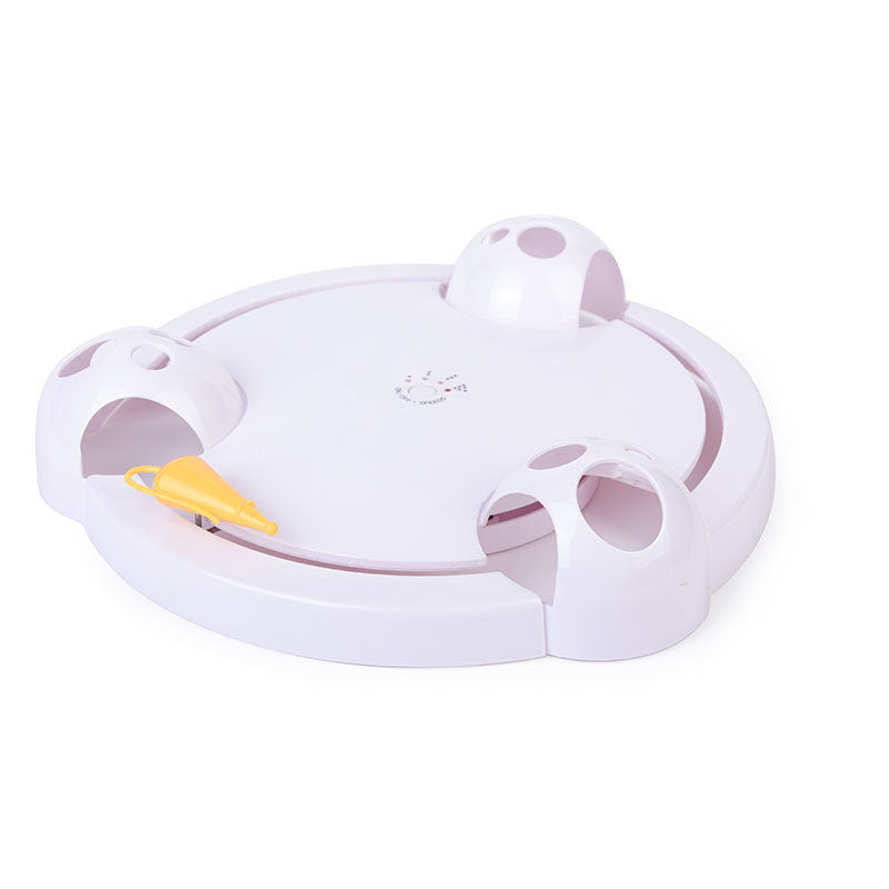 Product Electric Cat Toy On Behalf Of Cat Turntable Free Hands Interactive Pet Toy Hunting Mouse