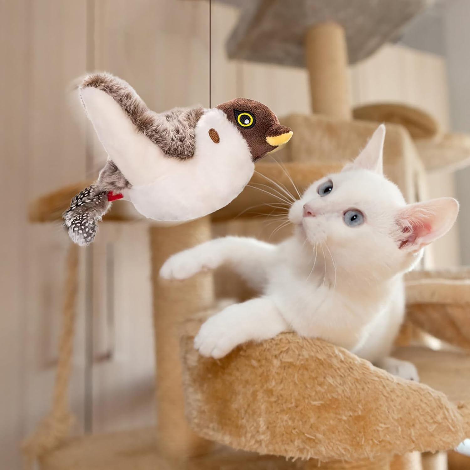 Popular Cat Shaking Bird Cat Toy