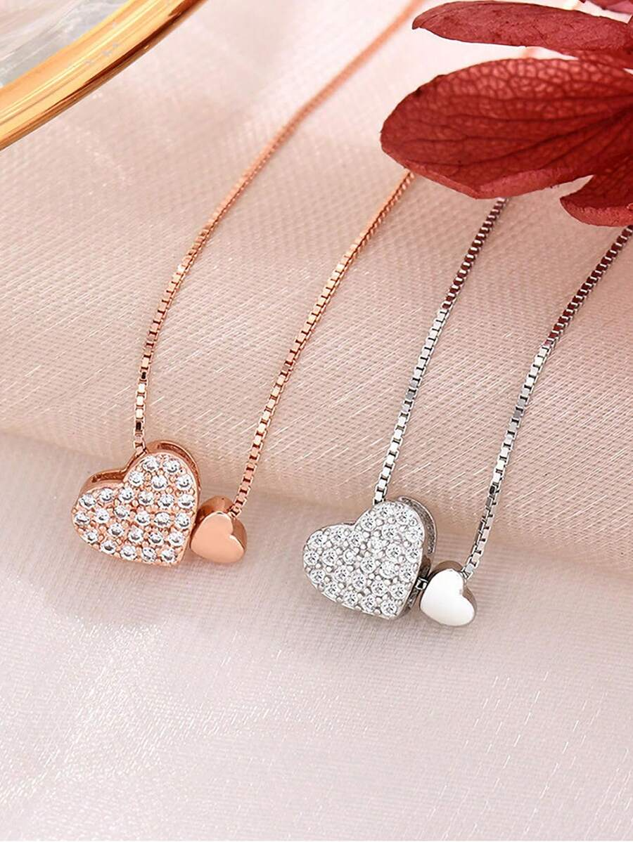Love Necklace 18K Rose Gold Plated