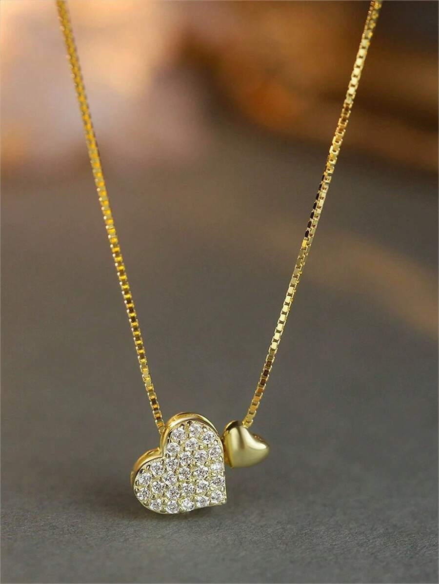 Love Necklace 18K Rose Gold Plated