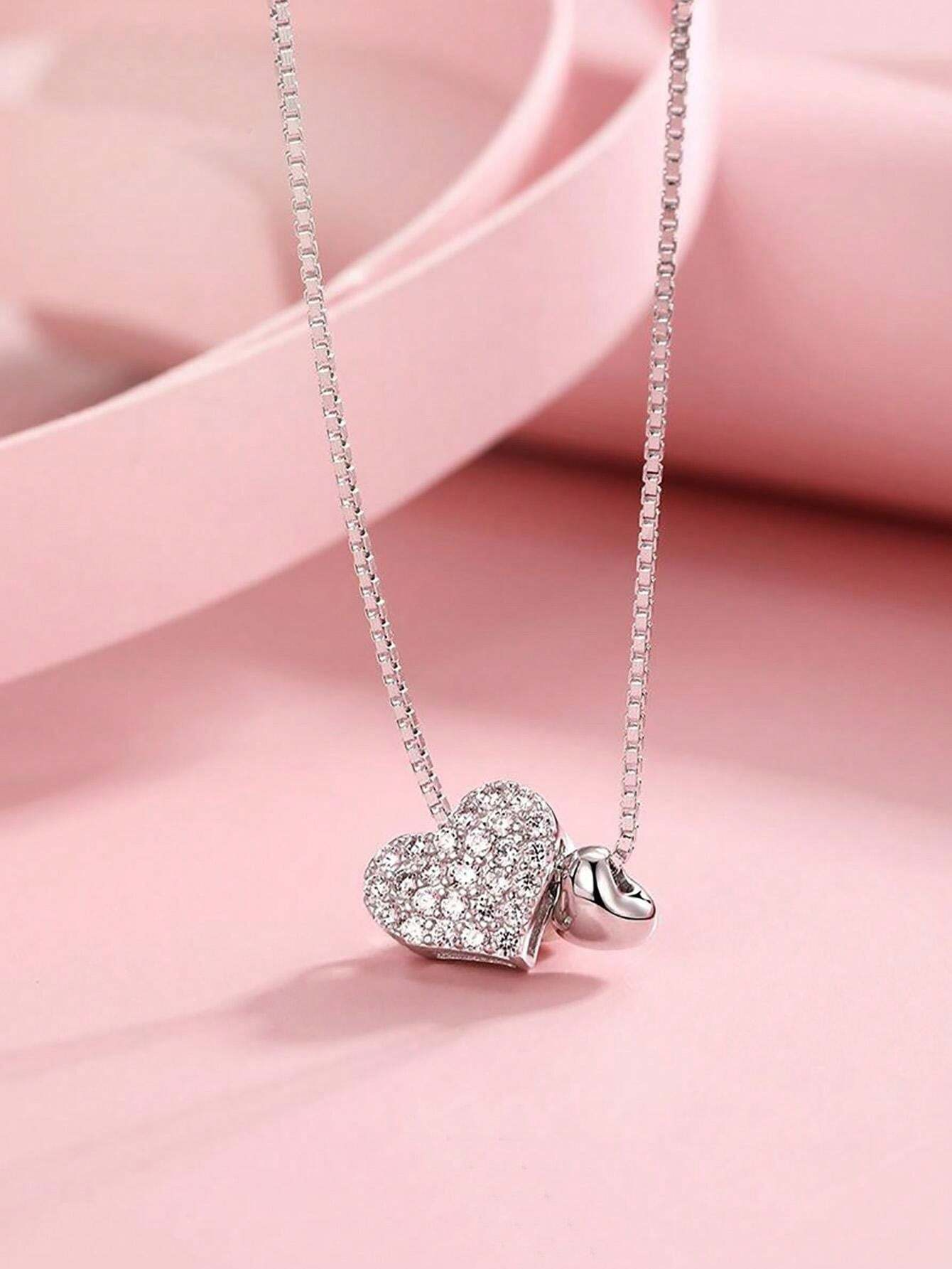 Love Necklace 18K Rose Gold Plated
