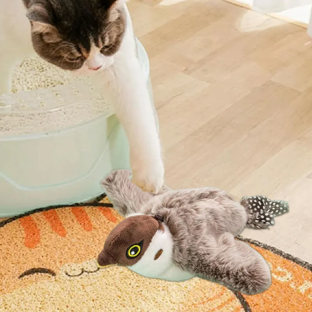 Popular Cat Shaking Bird Cat Toy