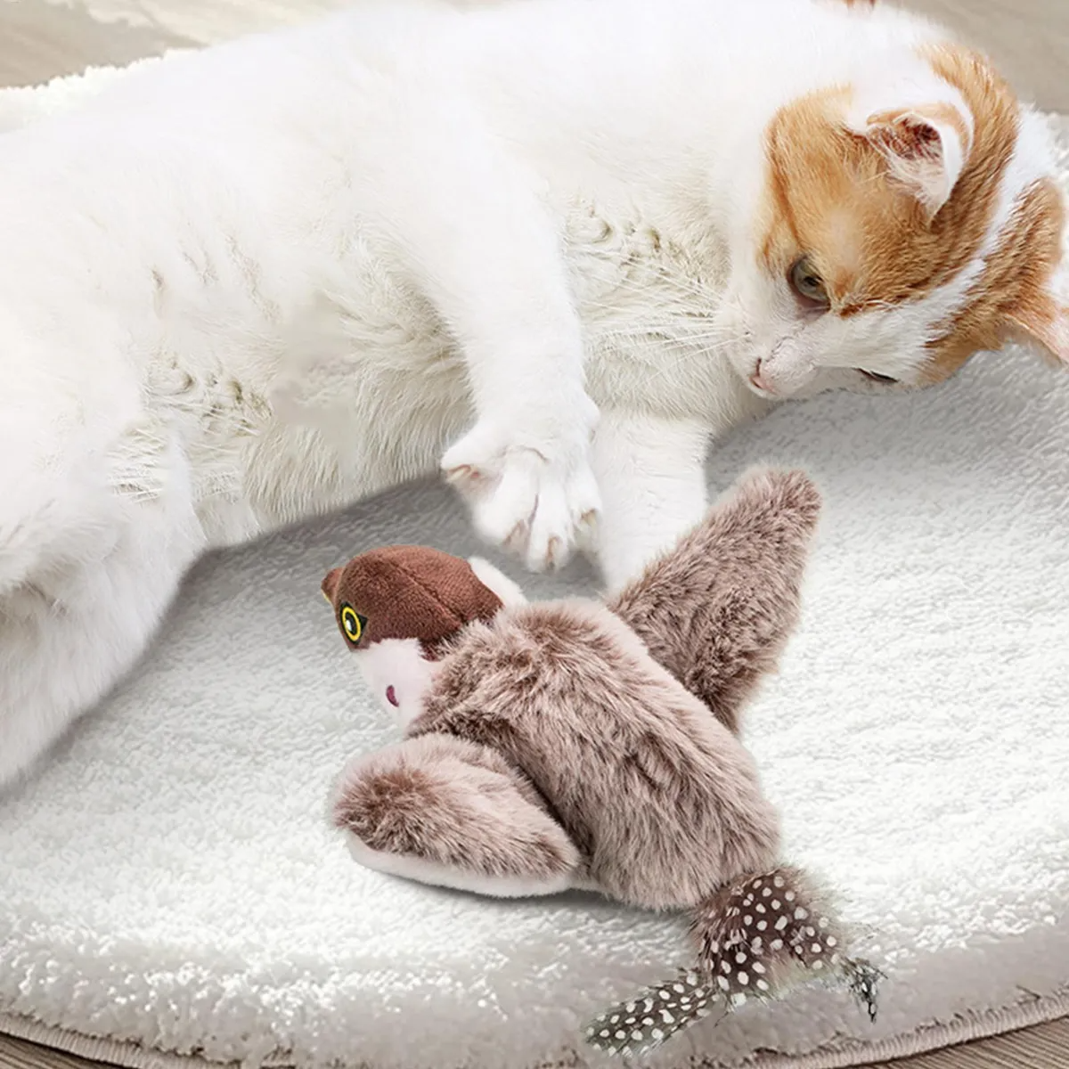 Popular Cat Shaking Bird Cat Toy