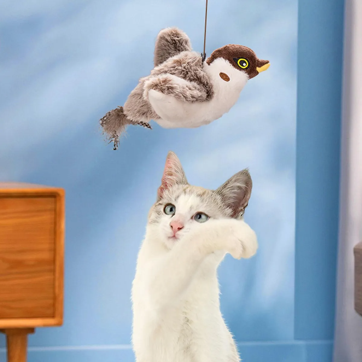 Popular Cat Shaking Bird Cat Toy