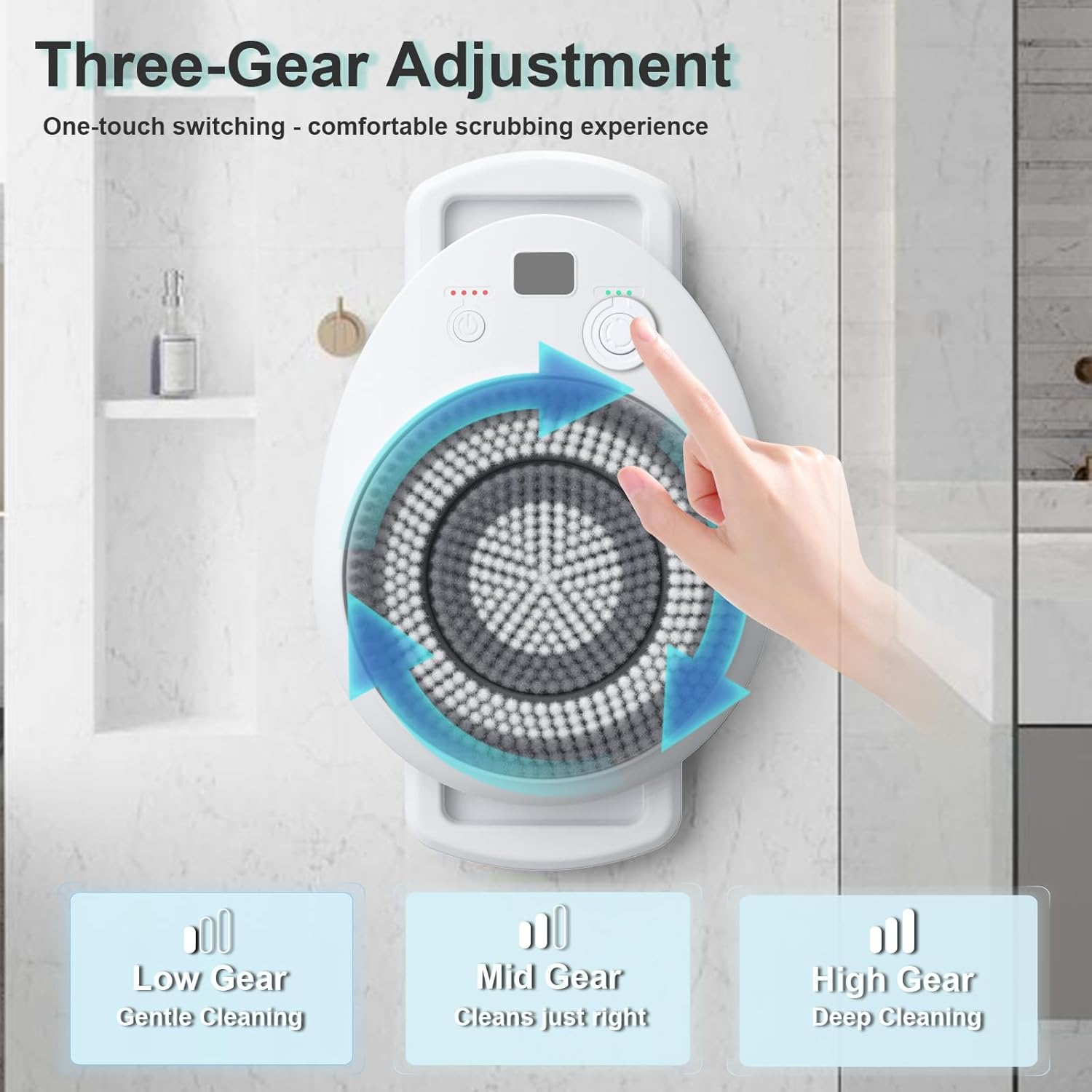 Wall-Mounted Automatic Smart Bath Brush