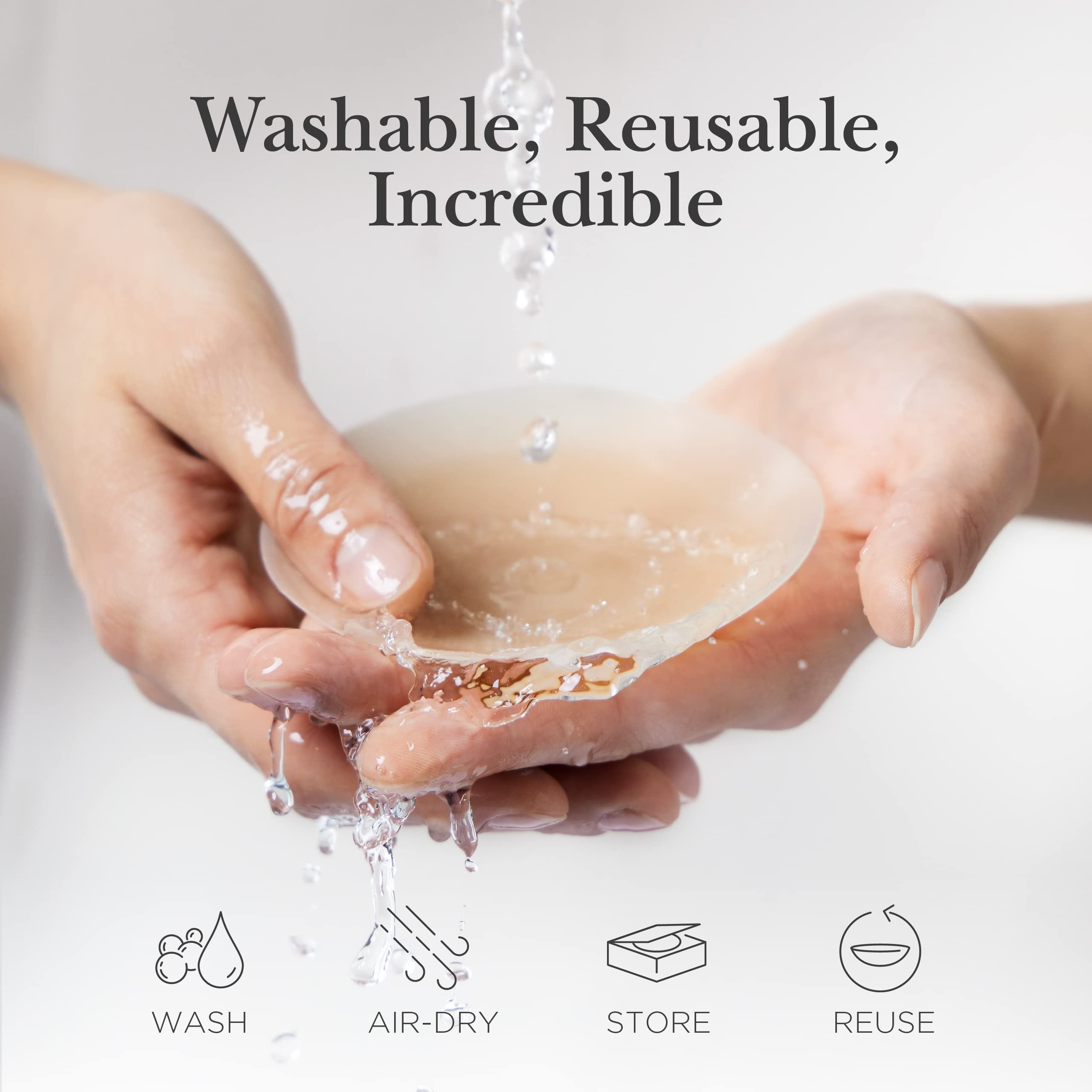 Adhesive Bra Reusable Strapless Self Silicone Push-up Bra