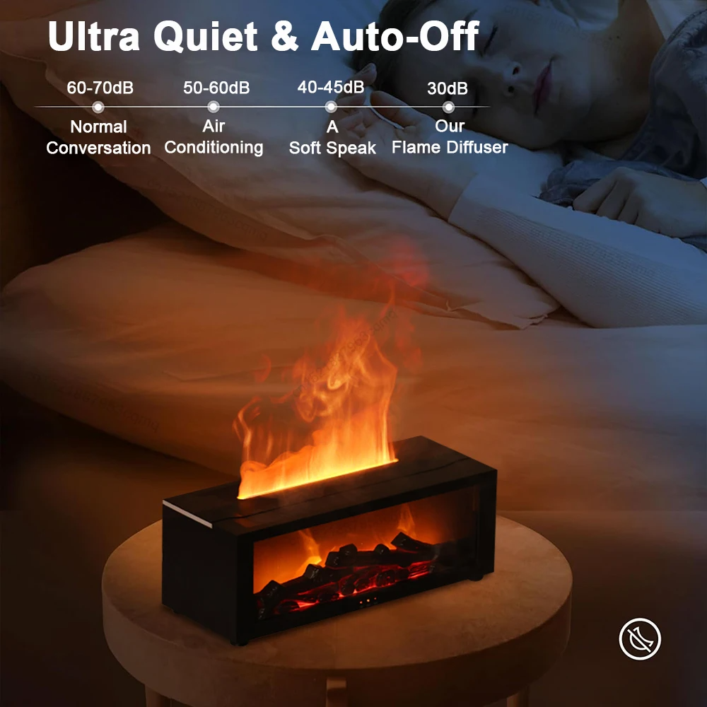 Fireplace Flame Humidifier 3D