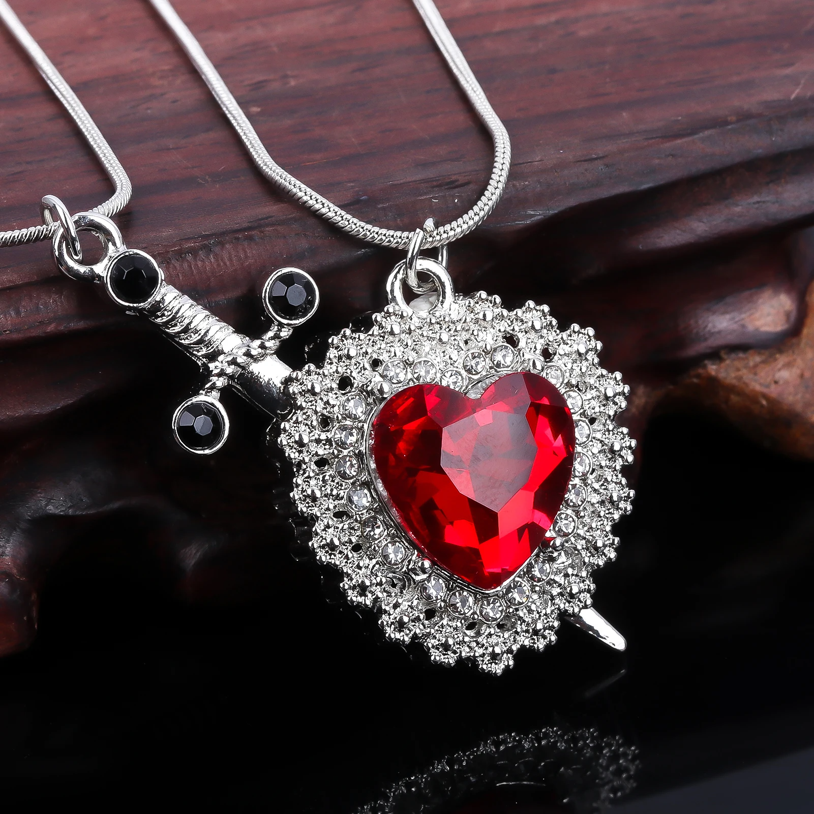 Heart & Sword Necklace