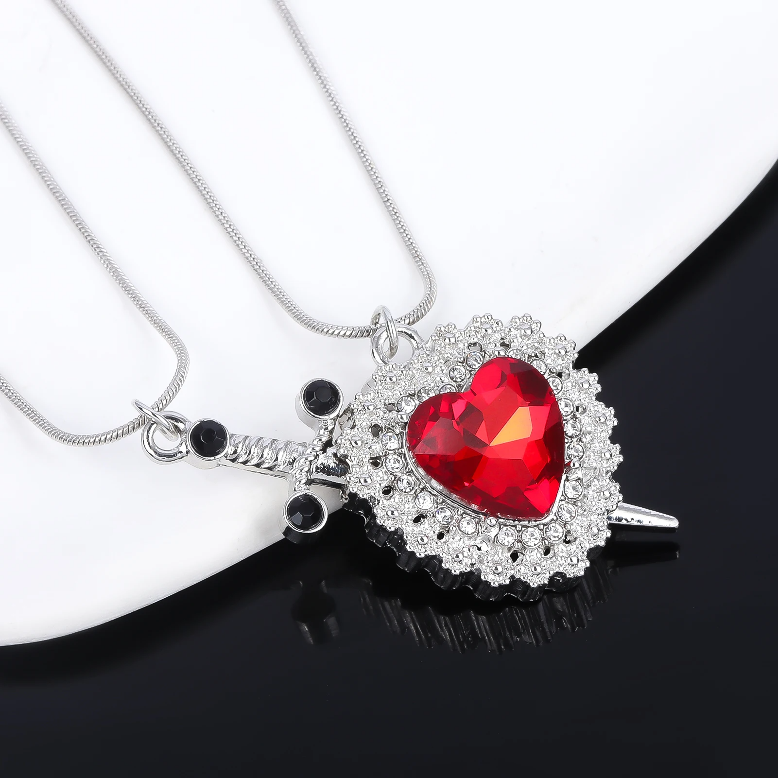 Heart & Sword Necklace